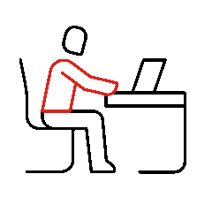ifa-Icon, Person at work, animiert